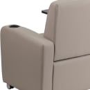 Flash Furniture BT-8217-GV-CS-GG Guest Chair w/ Tablet Arm -  Gray LeatherSoft Upholstery thumbnail 8
