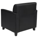 Flash Furniture BT-827-1-BK-GG Reception Arm Chair - Black LeatherSoft Upholstery, Black Wood Feet thumbnail 3