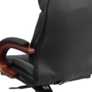 Flash Furniture BT-90171H-S-GG Swivel Office Chair w/ High Back - Black LeatherSoft Upholstery thumbnail 8