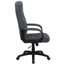 Flash Furniture BT-9022-BK-GG Swivel Office Chair w/ Mid Back - Gray Polyester Upholstery thumbnail 3