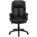 Flash Furniture BT-90275H-GG Swivel Office Chair w/ High Back - Black LeatherSoft Upholstery thumbnail 5