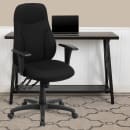 Flash Furniture BT-90297H-A-GG Swivel Office Chair w/ High Back - Black Polyester Upholstery thumbnail 9