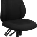Flash Furniture BT-90297M-GG Swivel Office Chair w/ Mid Back - Black Polyester Upholstery thumbnail 7