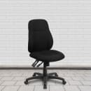 Flash Furniture BT-90297M-GG Swivel Office Chair w/ Mid Back - Black Polyester Upholstery thumbnail 9