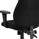 Flash Furniture BT-90297M-A-GG Swivel Office Chair w/ Mid Back - Black Polyester Upholstery thumbnail 8