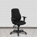 Flash Furniture BT-90297M-A-GG Swivel Office Chair w/ Mid Back - Black Polyester Upholstery thumbnail 9