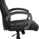 Flash Furniture BT-9069-BK-GG Swivel Office Chair w/ High Back - Black LeatherSoft Upholstery thumbnail 8