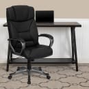 Flash Furniture BT-9177-BK-GG Swivel Office Chair w/ High Back - Black LeatherSoft Upholstery thumbnail 9