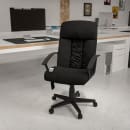 Flash Furniture BT-9578P-GG Swivel Office Chair w/ High Back - Black LeatherSoft Upholstery thumbnail 9