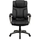Flash Furniture BT-9875H-GG Swivel Office Chair w/ High Back - Black LeatherSoft Upholstery thumbnail 5