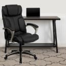 Flash Furniture BT-9875H-GG Swivel Office Chair w/ High Back - Black LeatherSoft Upholstery thumbnail 9