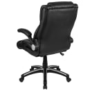 Flash Furniture BT-9896H-GG Swivel Office Chair w/ High Back - Black LeatherSoft Upholstery thumbnail 4