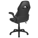 Flash Furniture CH-00095-BK-GG Swivel Gaming Chair w/ Black LeatherSoft Back & Seat - Black Base w/ Casters thumbnail 4
