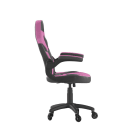 Flash Furniture CH-00095-PK-RLB-GG Swivel Gaming Chair w/ Black & Pink LeatherSoft Back & Seat - Black Base thumbnail 3