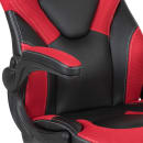 Flash Furniture CH-00095-RED-GG Swivel Gaming Chair w/ Black & Red LeatherSoft Back & Seat - Black Base w/ Casters thumbnail 7