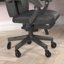 Flash Furniture CH-00288-BK-BK-RLB-GG Swivel Gaming Chair w/ Footrest - LeatherSoft Back & Seat, Black thumbnail 4