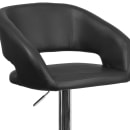 Flash Furniture CH-122070-BK-GG Swivel Bar Stool w/ Rounded Back & Black Vinyl Seat, Chrome thumbnail 7