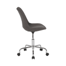 Flash Furniture CH-152783-DKGY-GG Swivel Tapered Back Task Chair - 24"W x 24"D x 36 1/2"H, Dark Gray Fabric thumbnail 5
