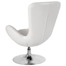 Flash Furniture CH-162430-WH-LEA-GG Swivel Reception Arm Chair - White LeatherSoft Upholstery thumbnail 4