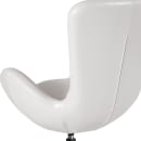 Flash Furniture CH-162430-WH-LEA-GG Swivel Reception Arm Chair - White LeatherSoft Upholstery thumbnail 8