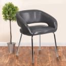 Flash Furniture CH-162731-GY-GG Reception Chair w/ Gray LeatherSoft Upholstery - Chrome Legs thumbnail 10