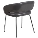 Flash Furniture CH-162731-GY-GG Reception Chair w/ Gray LeatherSoft Upholstery - Chrome Legs thumbnail 4