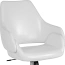 Flash Furniture CH-177280-WH-GG Swivel Office Chair w/ Mid Back - White LeatherSoft Upholstery thumbnail 7
