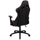 Flash Furniture CH-187230-RED-GG Swivel Racing Gaming Chair w/ Footrest - Black & Red LeatherSoft, Black Base w/ Casters thumbnail 4