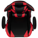 Flash Furniture CH-187230-RED-GG Swivel Racing Gaming Chair w/ Footrest - Black & Red LeatherSoft, Black Base w/ Casters thumbnail 9