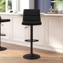 Flash Furniture CH-202071-BK-GG Swivel Bar Stool w/ Black LeatherSoft Upholstered Back & Seat, Black thumbnail 3
