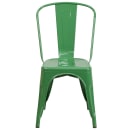Flash Furniture CH-31230-GN-GG Stacking Side Chair w/ Vertical Slat Back - Steel, Green thumbnail 5