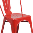 Flash Furniture CH-31230-RED-GG Stacking Side Chair w/ Vertical Slat Back - Steel, Red thumbnail 7