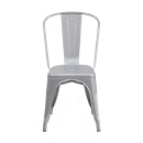 Flash Furniture CH-31230-SIL-GG Stacking Side Chair w/ Vertical Slat Back - Steel, Silver thumbnail 13