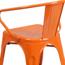 Flash Furniture CH-31270-OR-GG Armchair w/ Vertical Slat Back - Steel, Orange thumbnail 8