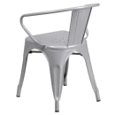 Flash Furniture CH-31270-SIL-GG Armchair w/ Vertical Slat Back - Steel, Silver thumbnail 4