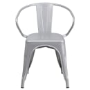 Flash Furniture CH-31270-SIL-GG Armchair w/ Vertical Slat Back - Steel, Silver thumbnail 5