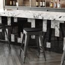 Flash Furniture CH-31320-24-BK-PL2B-GG Counter Height Backless Stool w/ Wood Seat - Steel, Black thumbnail 4