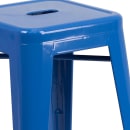 Flash Furniture CH-31320-24-BL-GG Counter Height Backless Stool w/ Metal Seat, Blue thumbnail 3