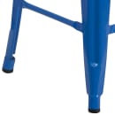 Flash Furniture CH-31320-24-BL-GG Counter Height Backless Stool w/ Metal Seat, Blue thumbnail 7