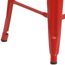 Flash Furniture CH-31320-24-RED-GG Counter Height Backless Bar Stool w/ Metal Seat, Red thumbnail 7