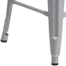 Flash Furniture CH-31320-24-SIL-GG Counter Height Backless Bar Stool w/ Metal Seat, Silver thumbnail 7