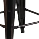 Flash Furniture CH-31320-30-BQ-WD-GG Backless Bar Stool w/ Wood Seat, Black Antique Gold thumbnail 5
