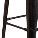 Flash Furniture CH-31320-30-BQ-WD-GG Backless Bar Stool w/ Wood Seat, Black Antique Gold thumbnail 7