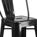 Flash Furniture CH-31320-30GB-BK-GG Bar Stool w/ Curved Back & Metal Seat, Black thumbnail 7