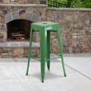 Flash Furniture CH-31320-30-GN-GG Backless Bar Stool w/ Metal Seat, Green thumbnail 9
