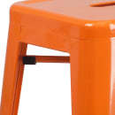 Flash Furniture CH-31320-30-OR-GG Backless Bar Stool w/ Metal Seat, Orange thumbnail 6