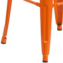 Flash Furniture CH-31320-30-OR-GG Backless Bar Stool w/ Metal Seat, Orange thumbnail 7