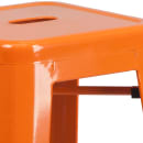 Flash Furniture CH-31320-30-OR-GG Backless Bar Stool w/ Metal Seat, Orange thumbnail 8