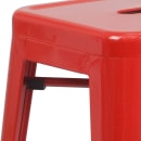 Flash Furniture CH-31320-30-RED-GG Backless Bar Stool w/ Metal Seat, Red thumbnail 5