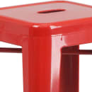 Flash Furniture CH-31320-30-RED-GG Backless Bar Stool w/ Metal Seat, Red thumbnail 6